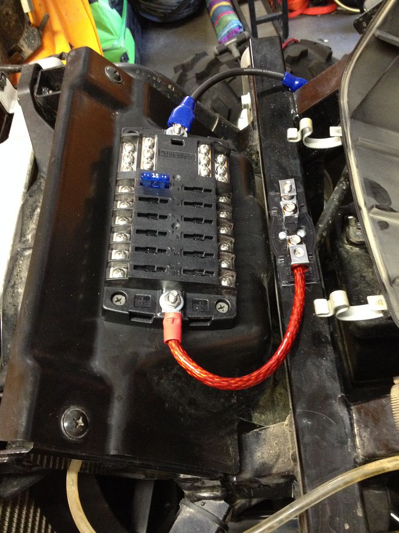 Where you guys putting fuse block Kawasaki Teryx Forum